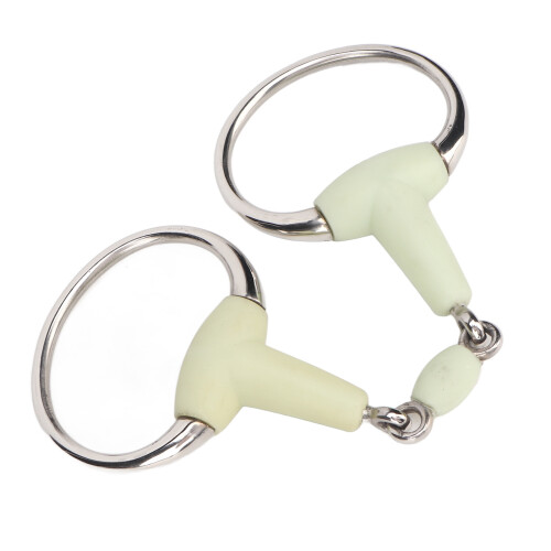 Horse Training Made Easy: Apple-Infused Stainless Steel Snaffle Bit 2