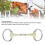 Horse Training Made Easy: Apple-Infused Stainless Steel Snaffle Bit 4
