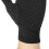 Half Finger Compression Arthritis Gloves Black Grey 16cm Circumference 21cm Length 11