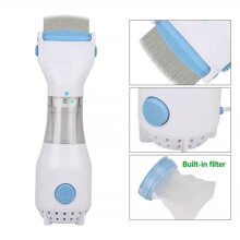Safe Chemical-Free Electric Head Lice Comb for All Hair Types