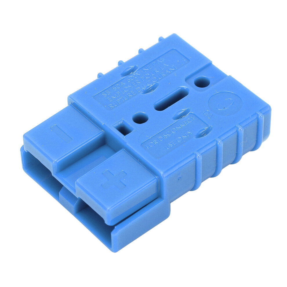 50A 600V Power Crimp Connector Sb50a Blue With 2 Terminals For Battery 9461339196290