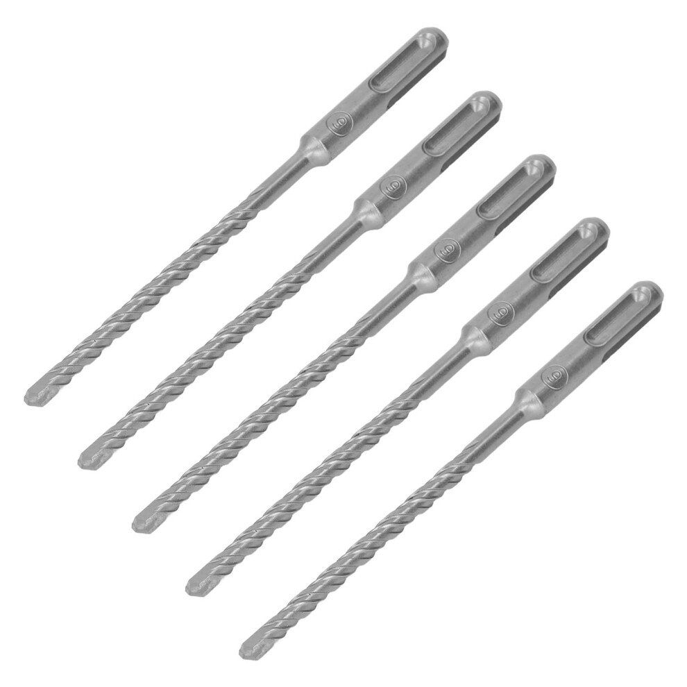 Carbide Tipped 160Mm Rotary Hammer Drill Bits X5 For Concrete 6Mm Size 4611339196522