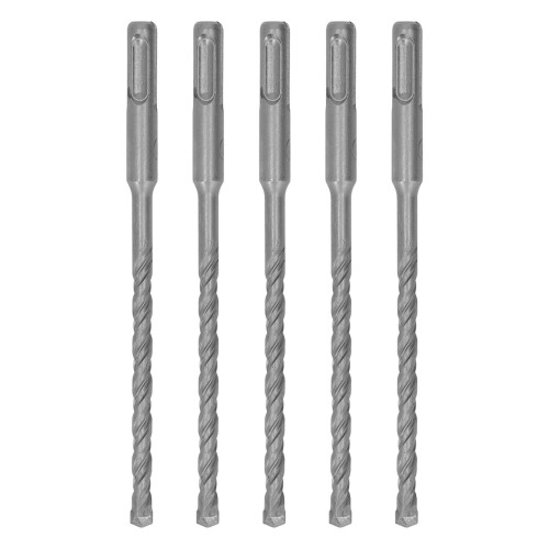 Set of 5 Rotary Hammer Drill Bits 160mm Impact Bits with 7mm Tip for Masonry 1