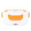 (Orange) Electric Heating Lunch Box Food Storage Container EU Plug 100-240V 1