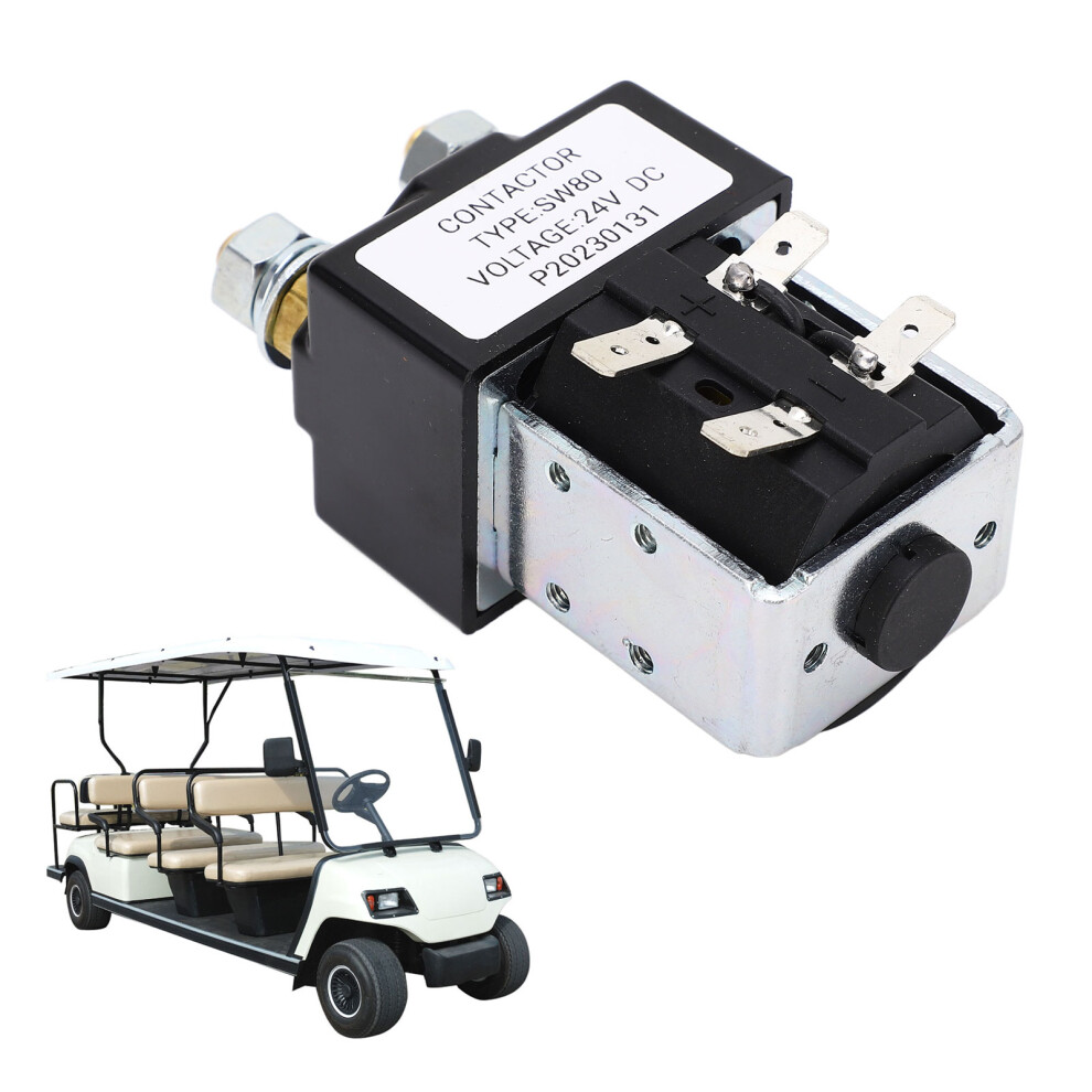 Durable 100A 24V Metal Alloy Relay For E-Z-Go & Forklift Carts 7901339198327
