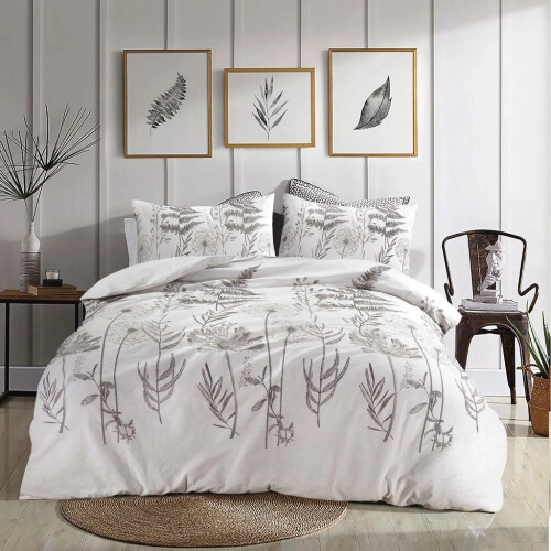 Reversible Quilt Stylish Duvet Sheets with Pillow Cases (King) 1