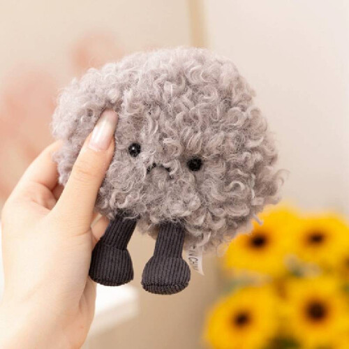 Amuseables Cloud Storm Plush Bag Charm - 15cm Grey Cloud Pendant Keychain Gift 1