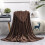 (Coffee, 70X100cm-Small Size) 22 Colors Solid Sumptuous Light Winter Flannel Plush Fleece Soft Blanket Warm 1
