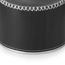 PU Leather Gas Canister Cover for Outdoor Camping, Black