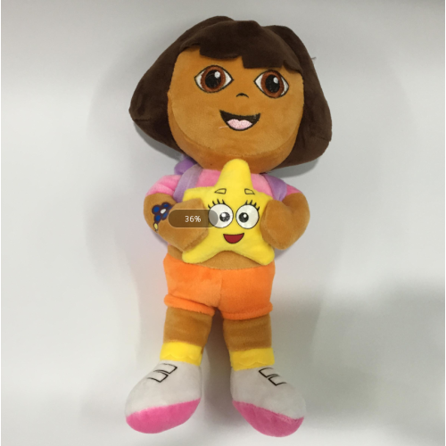 (Dora) Explorer The Dora Swiper Fox Boots Monkey Backpack Map Kids Plush Doll Toy Soft
