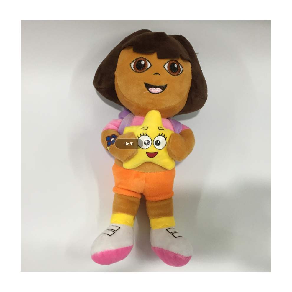 (Dora) Explorer The Dora Swiper Fox Boots Monkey Backpack Map Kids Plush Doll Toy Soft