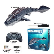 (Black) Remote Dinosaur Control Mosasaurus Toy Dinosaur Boys Birthday Gift Christmas