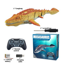 (Orange) Remote Dinosaur Control Mosasaurus Toy Dinosaur Boys Birthday Gift Christmas