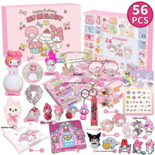 (Melody) 24 Christmas Kuromi Days Countdown Advent Calendar Surprise Blind Box Xmas Gift