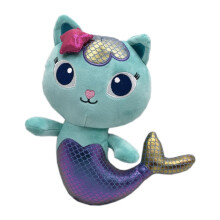 (Merman Cat) Gabbys Plush Dollhouse Toy Cartoon Stuffed Cat Plushie Doll Gifts Xmas Kids