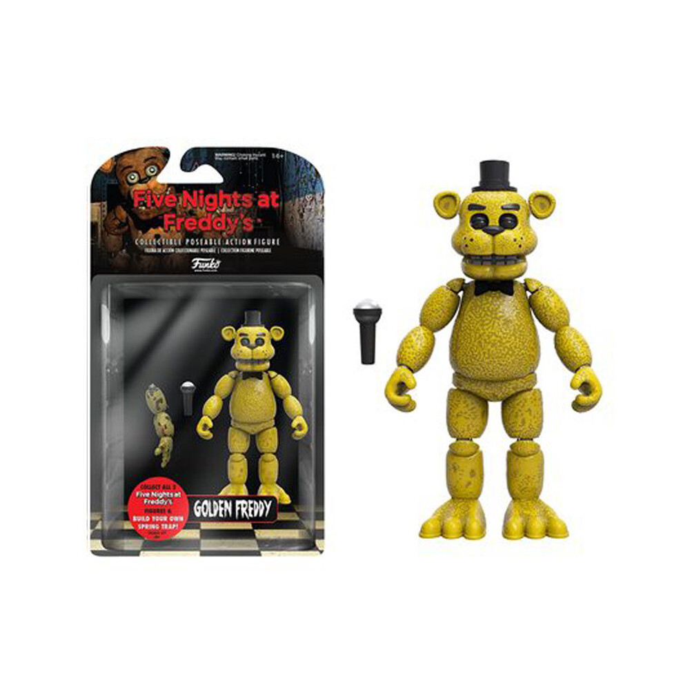 (Golden Freddy) Fnaf Funko Five Nights At Freddys Action Figure Articulated Golden Parts Foxy Freddy