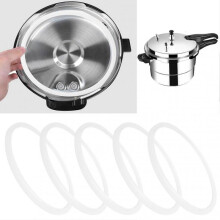 (18cm) Pressure Cooker Sealing Ring Clear Universal Stainless Steel Pressure Cooker Gaskets O Ring