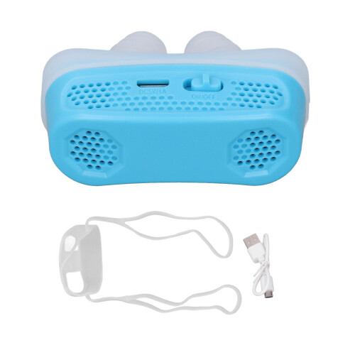 Electric Snoring Device Blue, 60x25x39mm, 100mAh Rechargeable 1