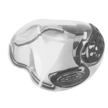 Antibeschlag-PC-Respirator Transparenter grauer Schild
