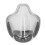 Antibeschlag-PC-Respirator Transparenter grauer Schild 11