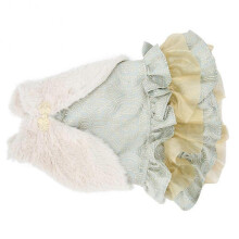 (S) Autumn Winter Polyester Light Thicken Beautiful Soft Comfortable Pet Clothes Warm Coat Clothing for Dogs
