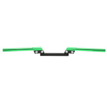 Universal 22mm Adjustable Motorcycle Handlebar for Off-Road, ATV, Scooter, Green