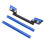 Motorcycle Handlebar 22mm Universal Adjustable for Off Road Vehicles Blue 12
