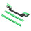 Universal 22mm Adjustable Motorcycle Handlebar for Off-Road, ATV, Scooter, Green 9