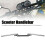 Motorcycle Handlebar 22mm Universal Adjustable Silver for ATV Scooter Off Road 12