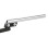 Motorcycle Handlebar 22mm Universal Adjustable Silver for ATV Scooter Off Road 7