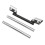 Motorcycle Handlebar 22mm Universal Adjustable Silver for ATV Scooter Off Road 4