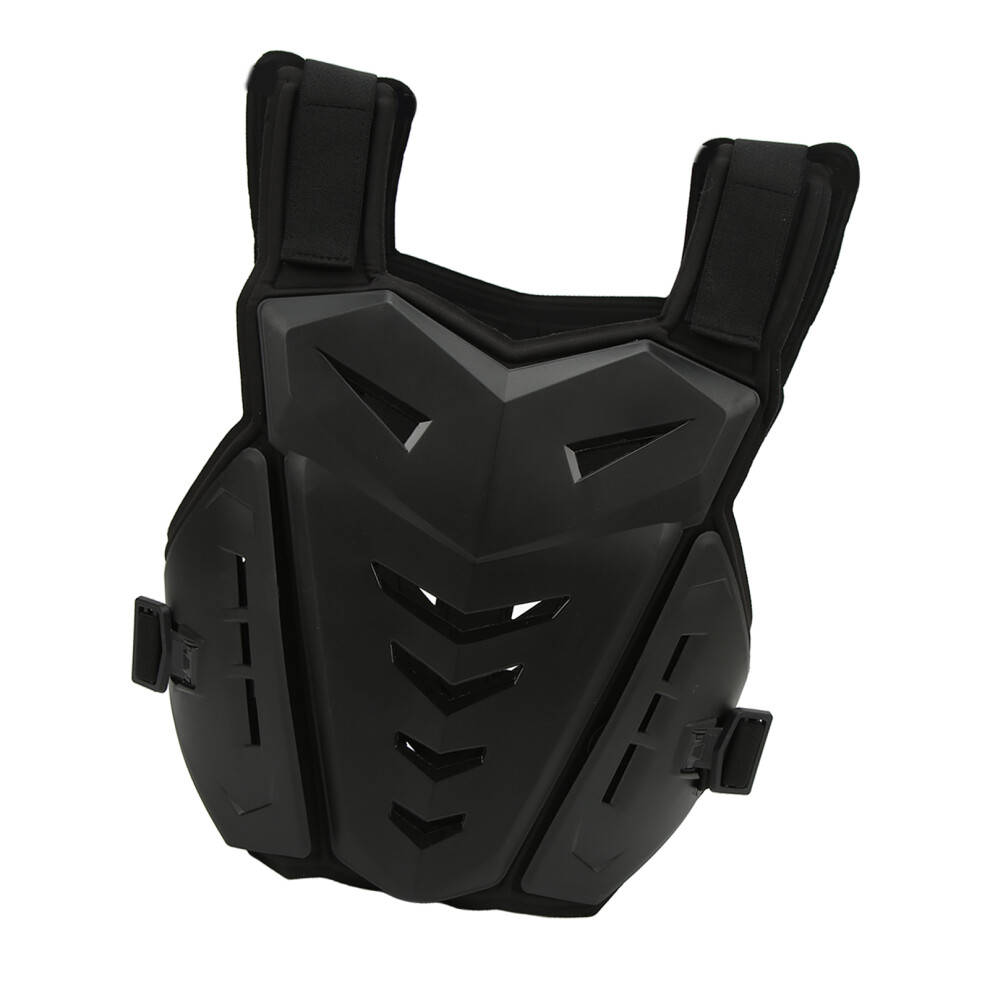 Motocross Chest Protector Unisex Armor Vest With Shock Absorption Black 4901339210060