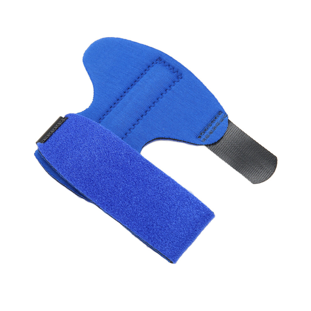Blue Breathable Thumb Finger Stabilizer Brace 23X9.5cm For Arthritis