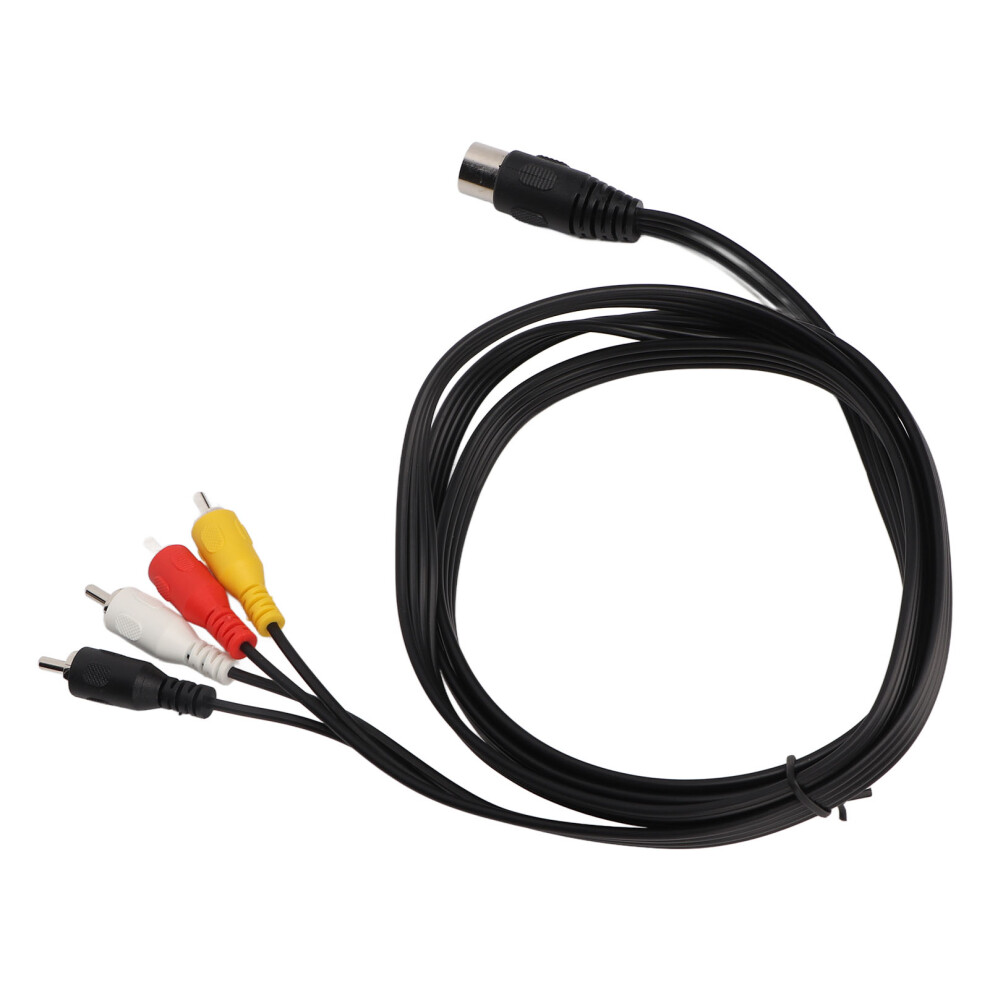 Flexible 4.9Ft Din 5 Pin & 4Rca Audio Cable Pure Copper 4131339217688