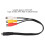 Durable 1.0ft S Video 4 Pin to 3RCA Cable - Flexible PVC Material 11