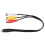 Durable 1.0ft S Video 4 Pin to 3RCA Cable - Flexible PVC Material 13