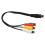 Durable 1.0ft S Video 4 Pin to 3RCA Cable - Flexible PVC Material 10