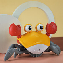 Electric Crawling Crab Toy for Infants with Lights Music & Safety Design