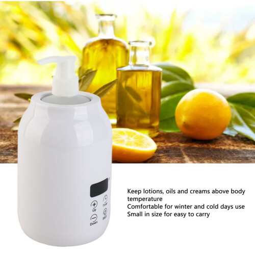 Massage Oil Heater with LED Touch Control, ABS, US Plug, 110‑240V 2