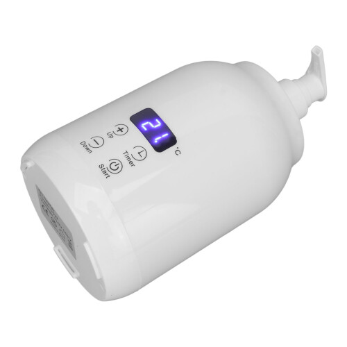 Massage Oil Heater with LED Display, Touch Control, Adjustable Temperature EU Plug
