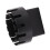 Plastic Drain Adapter for Downpipe 2x3in Black Replacement with Screws 3