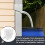 Weißes ABS Regenwasser-Diverter-Set für Fallrohr 3