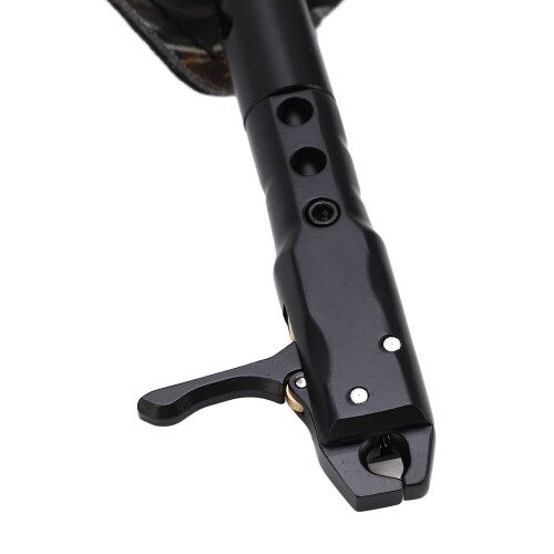 Adjustable Camouflage Compound Bow Release Aid - Aluminum, PU Leather, 159g 2
