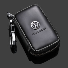 (Volkswagen)Leder Auto Schlüsseltasche Volkswagen Audi Chevrole Kia Hyundai Mode Anti Kratzer