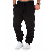 (Black,3XL)Pantalon de survêtement jogging sport taille élastique pour homme gym entraînement pantalon