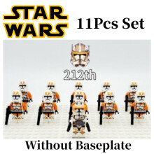 11pcs Star Wars Clone Troopers Minifigures Building Blocks Diy Toys Gifts Kids
