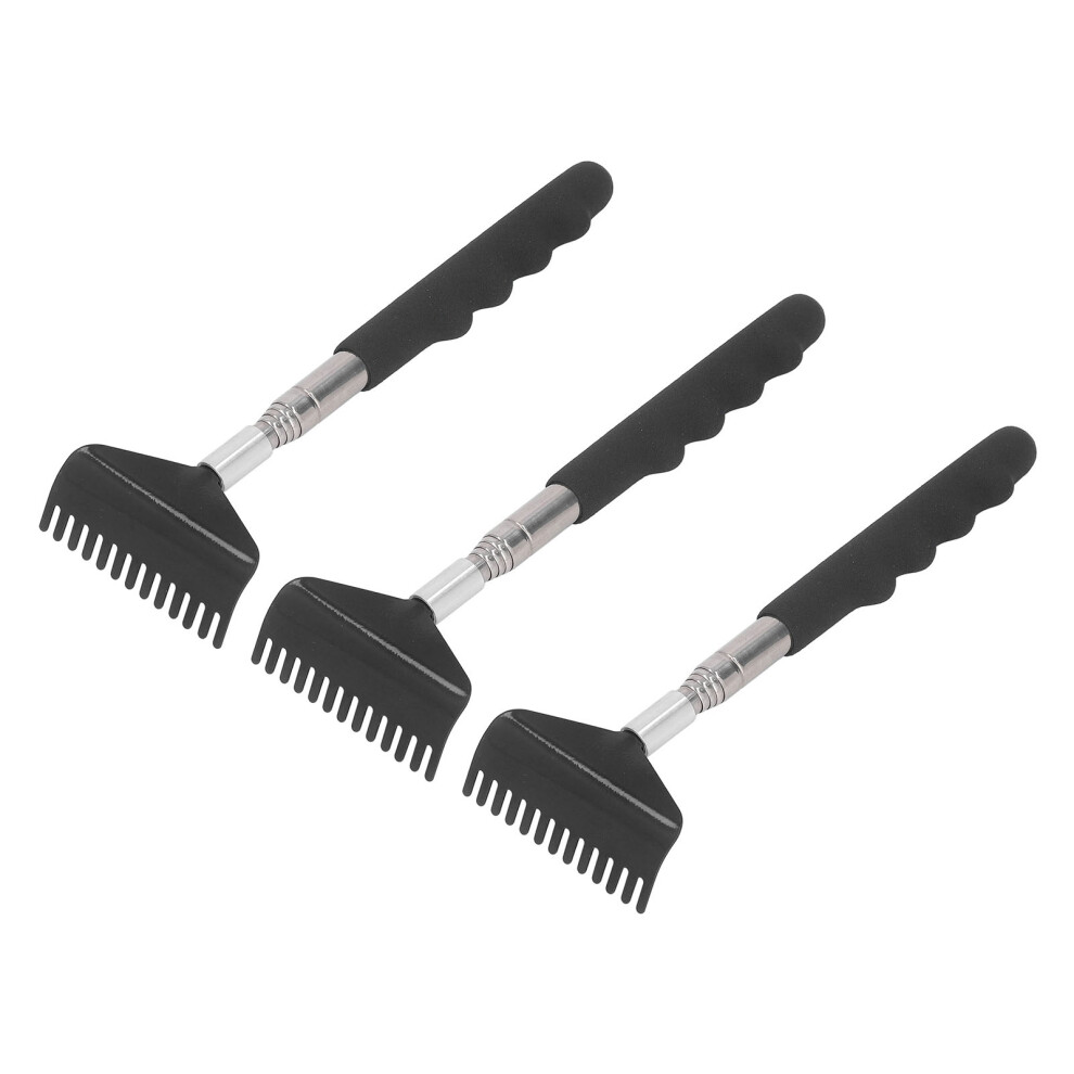 3Pcs Stainless Steel Back Scratcher Extendable Portable Point Press Tool