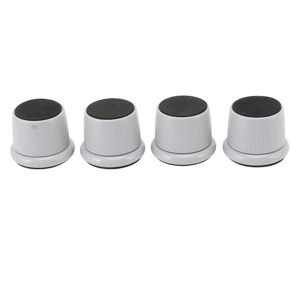 4 Pcs Height Adjustable Furniture Risers Grey Non Slip Durable ABS 185g-image-OPC-PJHZSTC-NEW