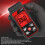 Digital Tachometer 2.5-999999RPM, ABS Black, 50-500mm Range 6