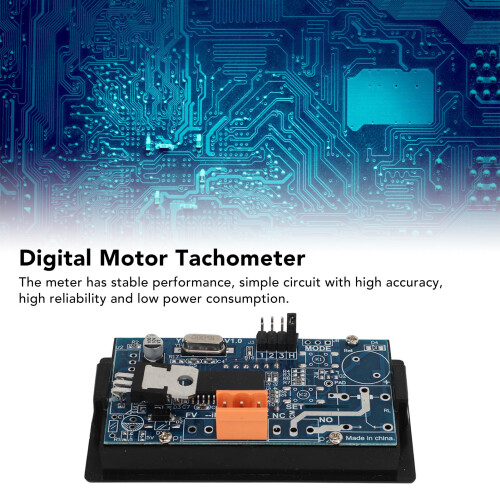 12V YB5135FT LED Tachometer with Anti-Interference & Bright Display 2